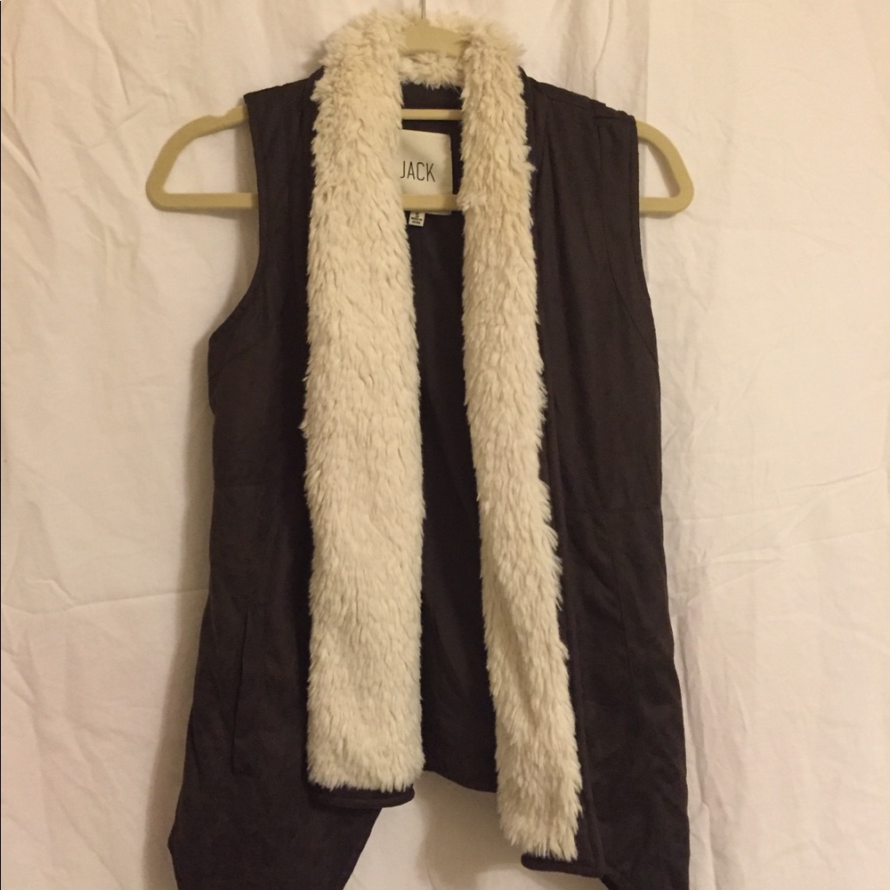 open fur vest